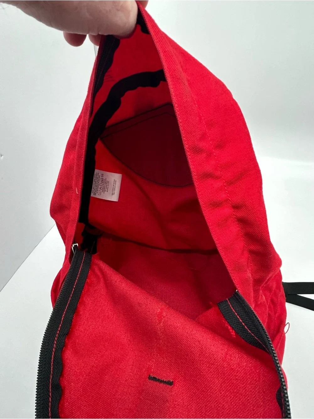The North Face Red Everyday Backpack with Front Zip Pocket
